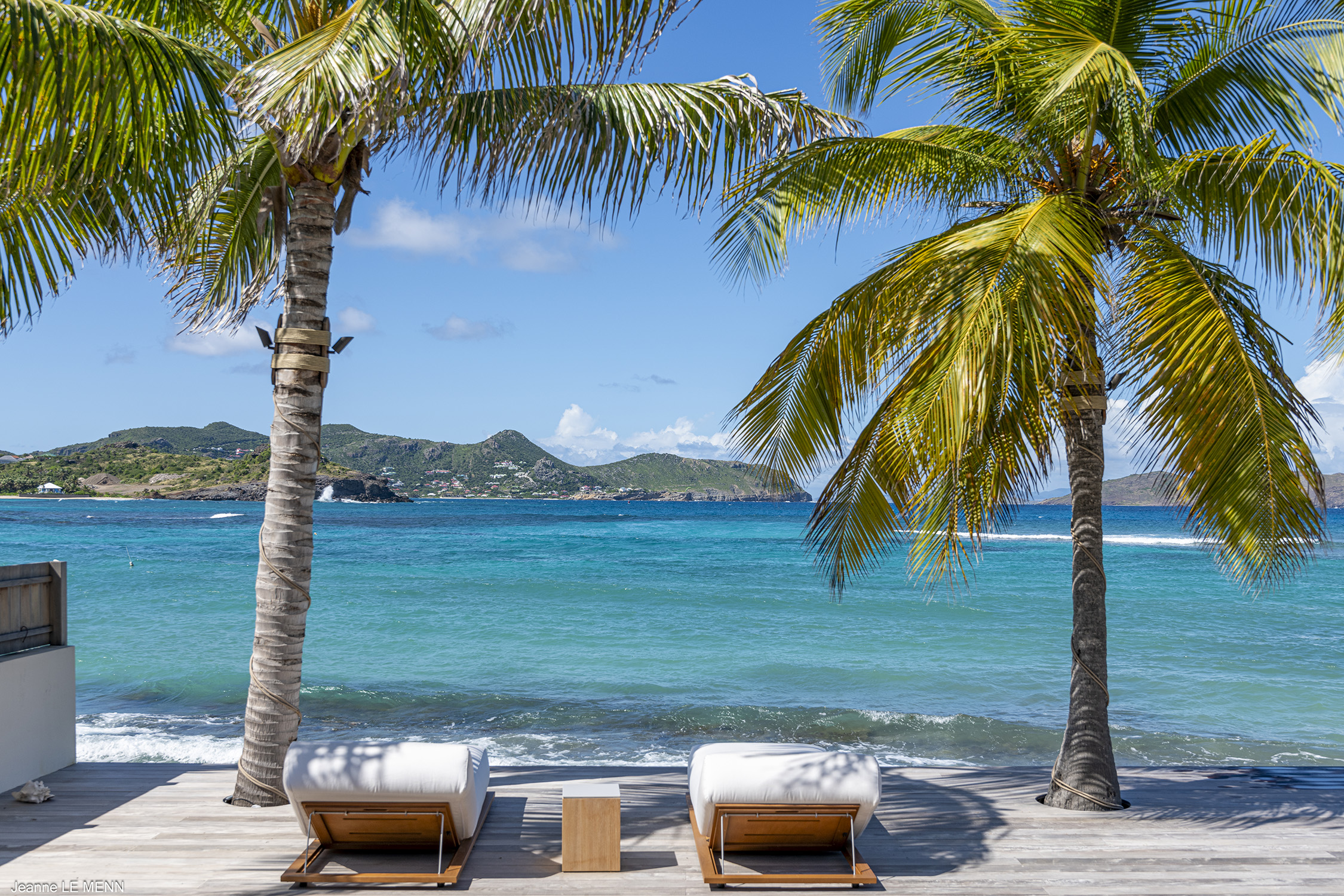 Villa Palm Beach, a beachfront luxury villa rental in Lorient, St Barth.