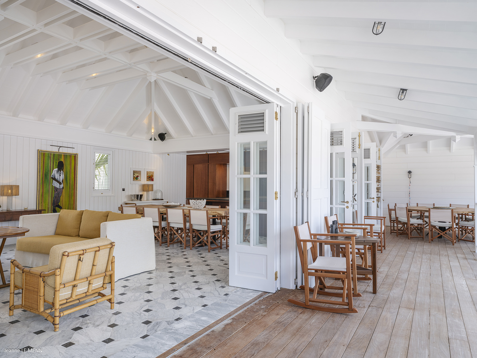 Gustavia 4-Bedroom Villa Rental – Creole-Style Townhouse with Pool & Harbor Views